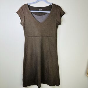 Horny Toad- Toad & CO Shift Dress Women's Small Brown Flexcel Stretch Outdoor